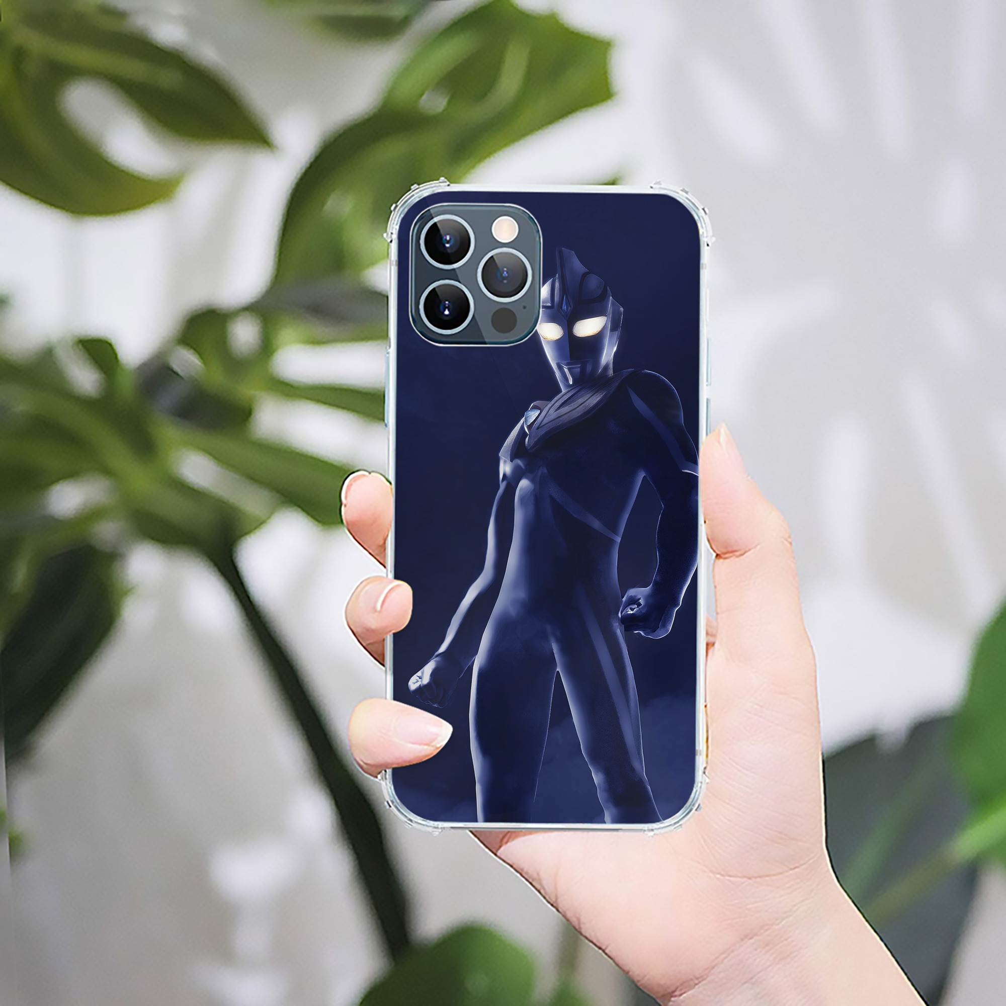 （画像用） ウルトラマン Ultraman 【iPhone 12シリーズ対応】透明スマホケース（クリアソフトケース）